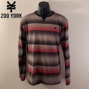 Zoo York Long Sleeve Striped T Shirt Large
